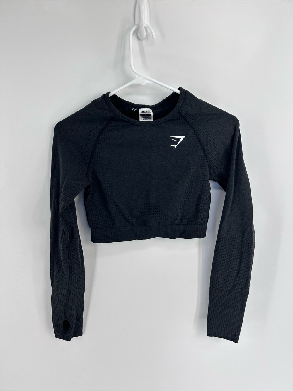 Gymshark Vital Seamless Long Sleeve Crop Top - Medium